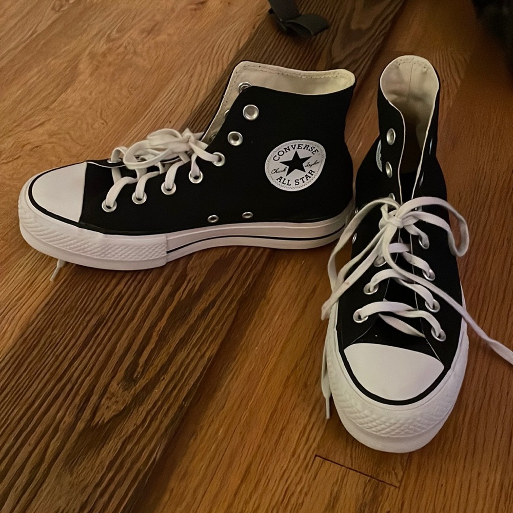 High top platform converse